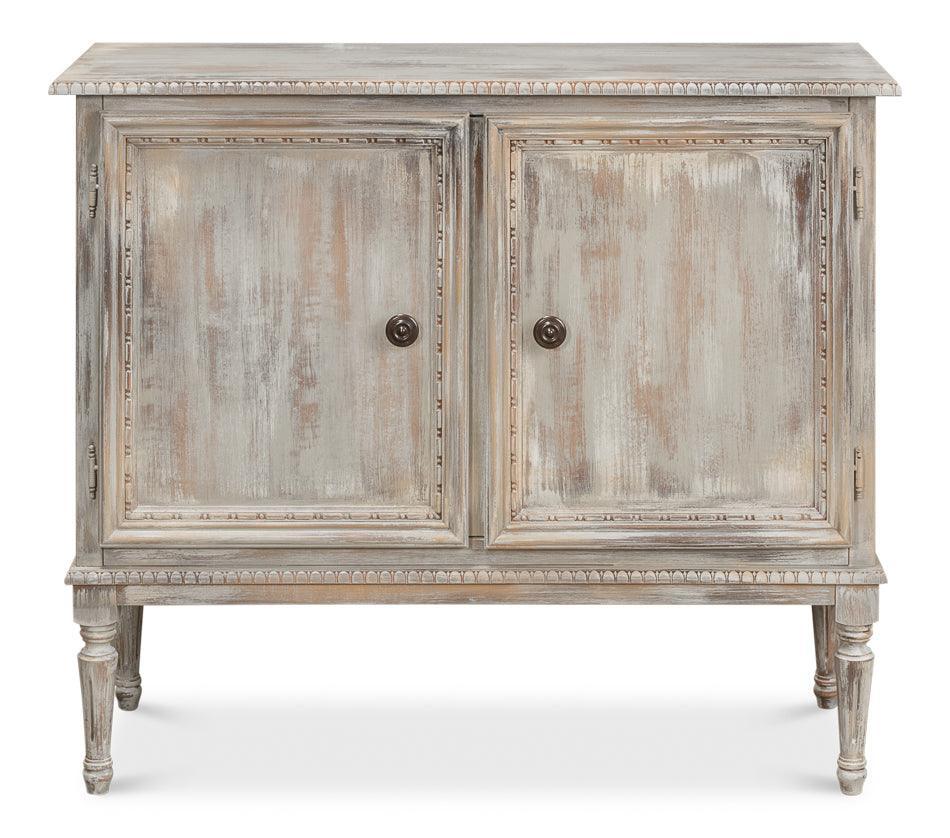 Gray Oak Tulipwood 2 Door Side Cabinet - Belle Escape