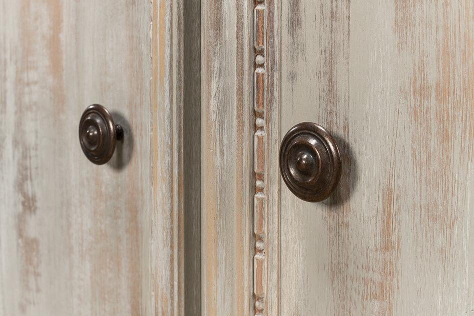 Gray Oak Tulipwood 2 Door Side Cabinet - Belle Escape