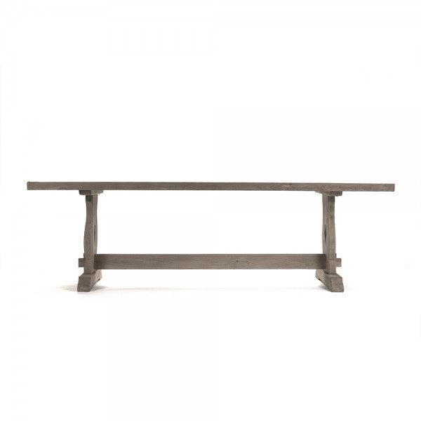 Gray Washed Farmhouse Dining Table - Belle Escape