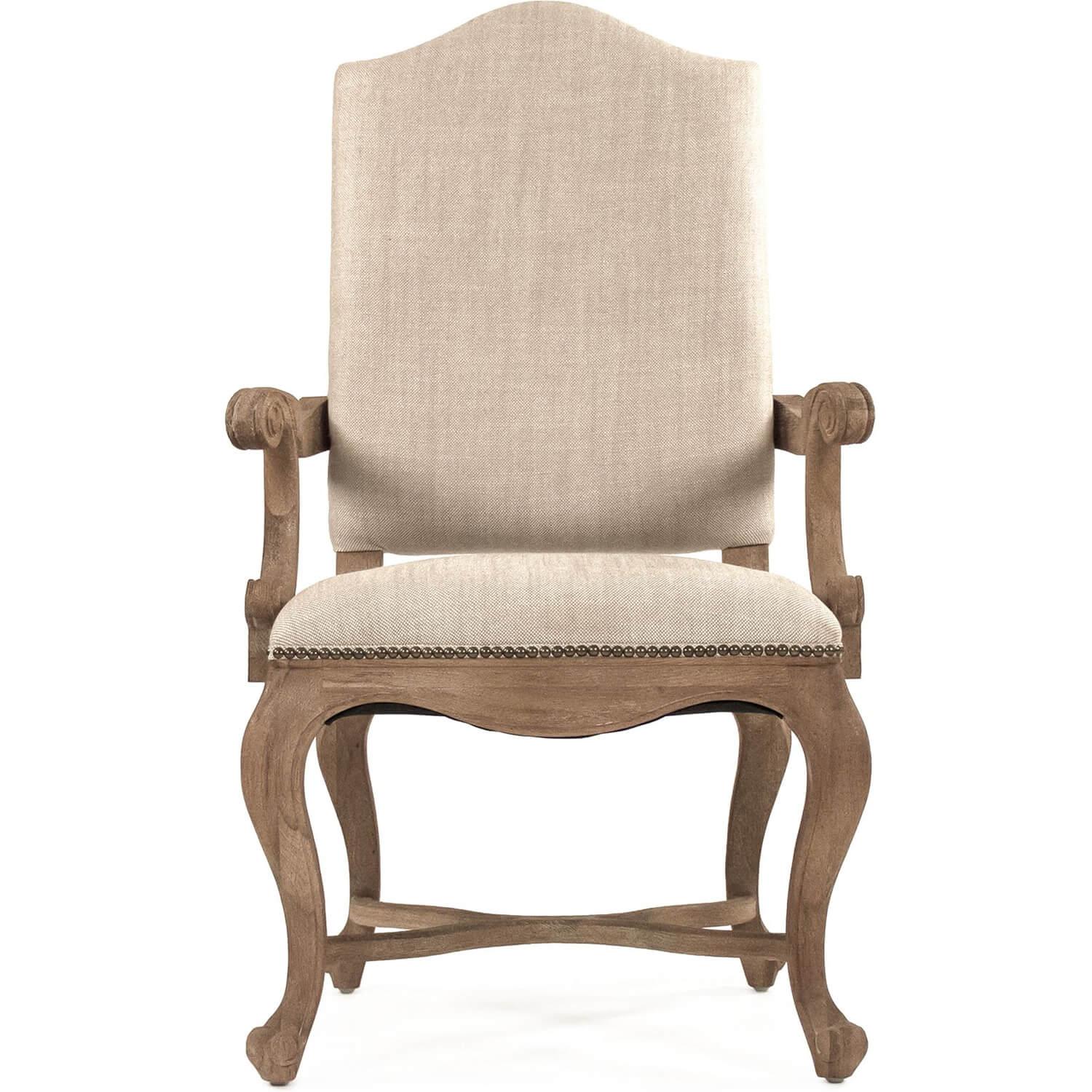 Grayson French Provence Oak Arm Chair - Belle Escape