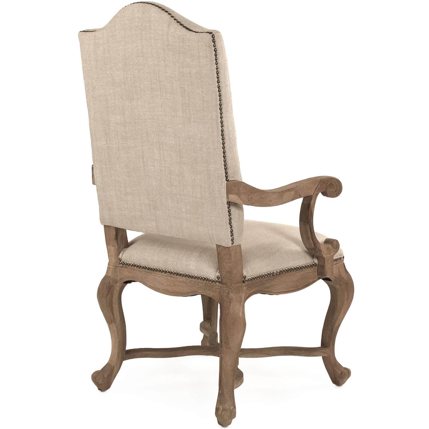 Grayson French Provence Oak Arm Chair - Belle Escape