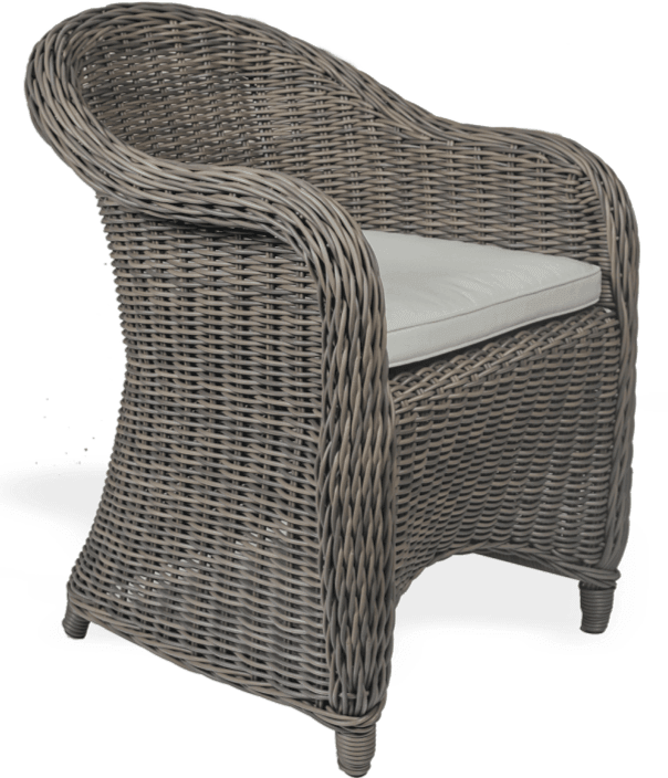 Grey Natural Coastal Outdoor Chair - Belle Escape