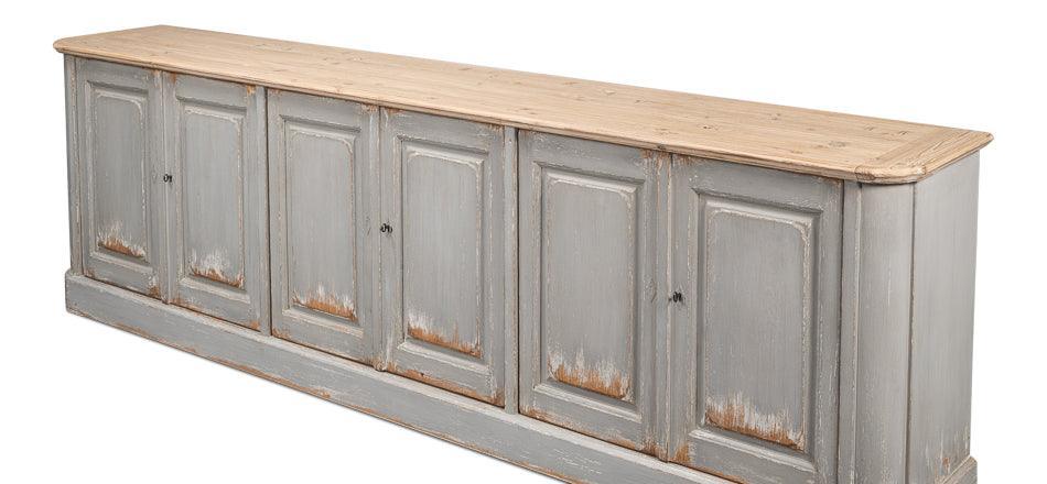 Extra Long Swedish Grey Sideboard