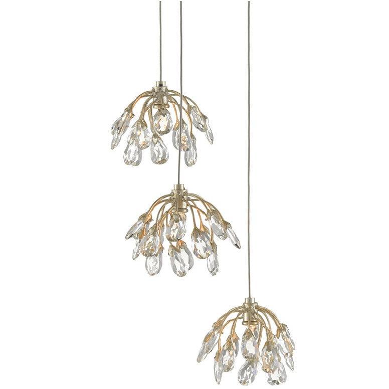 Hanging Crystal Silverleaf Chandelier - Belle Escape