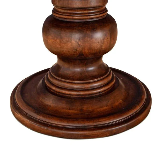 Chamonix Brown Pedestal Dining Table