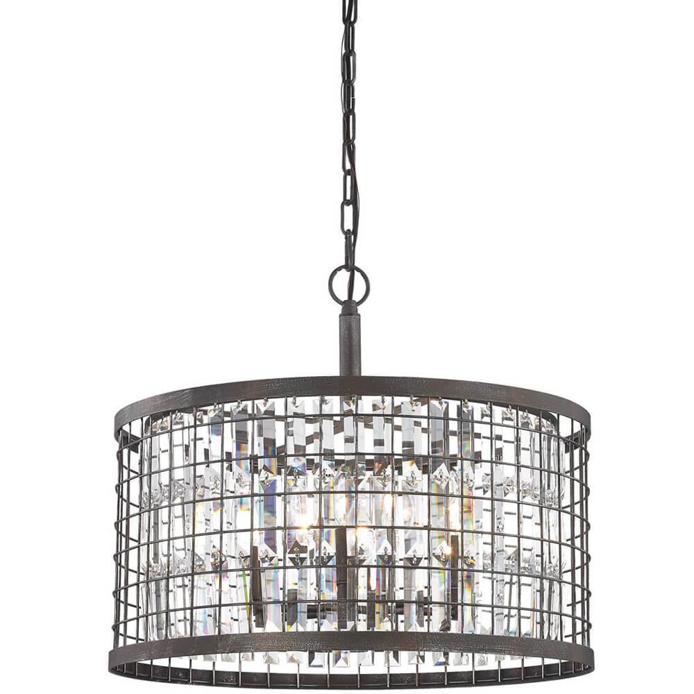 Industrial Crystal Cage Chandelier - Belle Escape