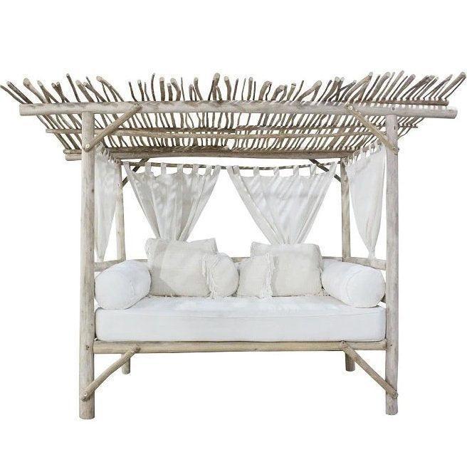 Island Dreams White Tikki Daybed - Belle Escape