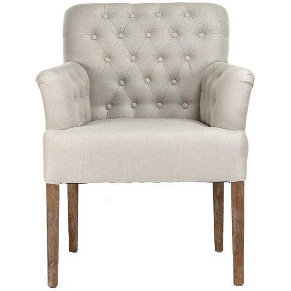 Jute and Linen Tufted Chair - Belle Escape