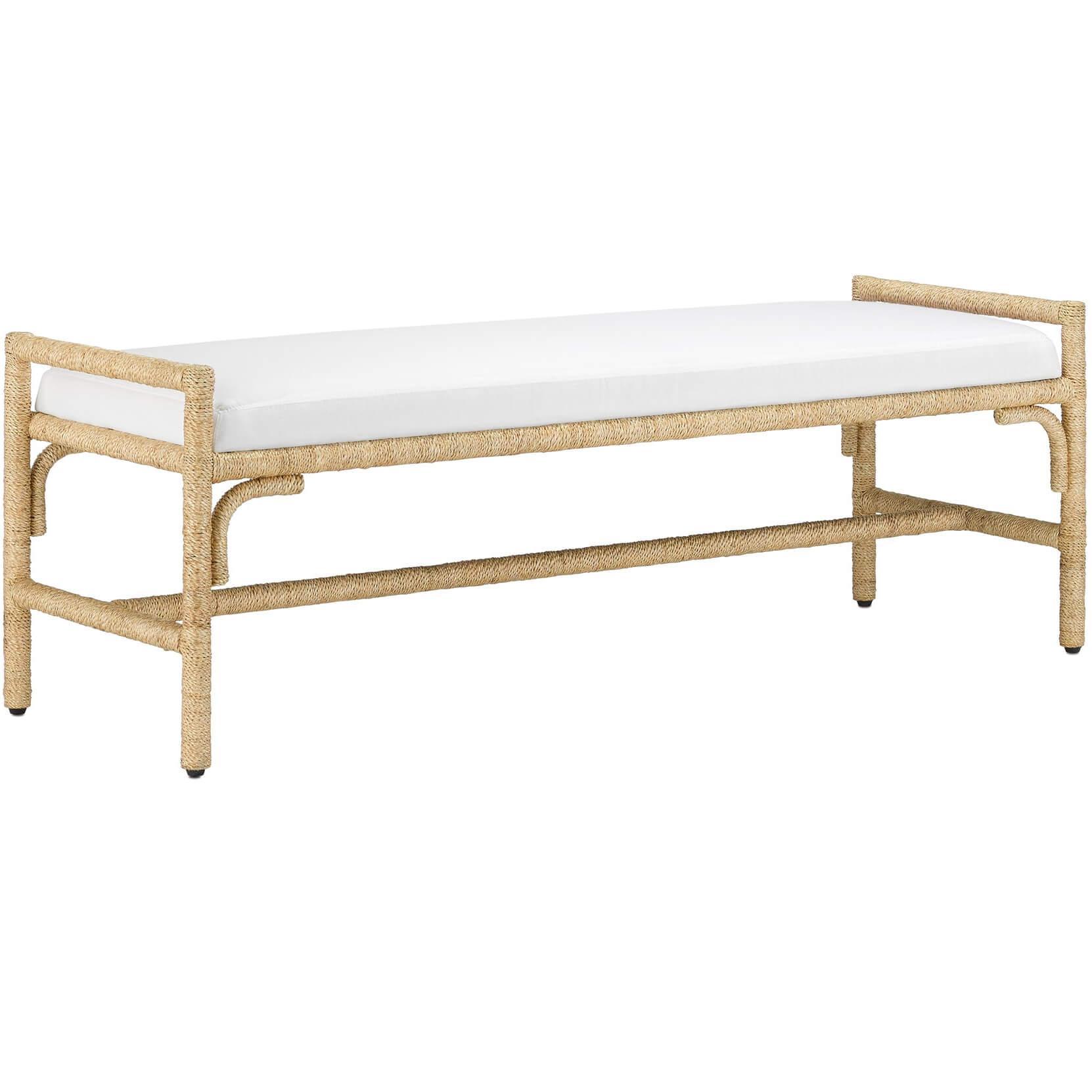 Kamora Muslin Rope Bench - Belle Escape