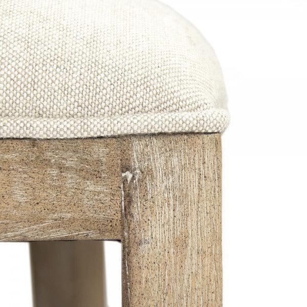 La Creme Modern French Curved Bench - Belle Escape