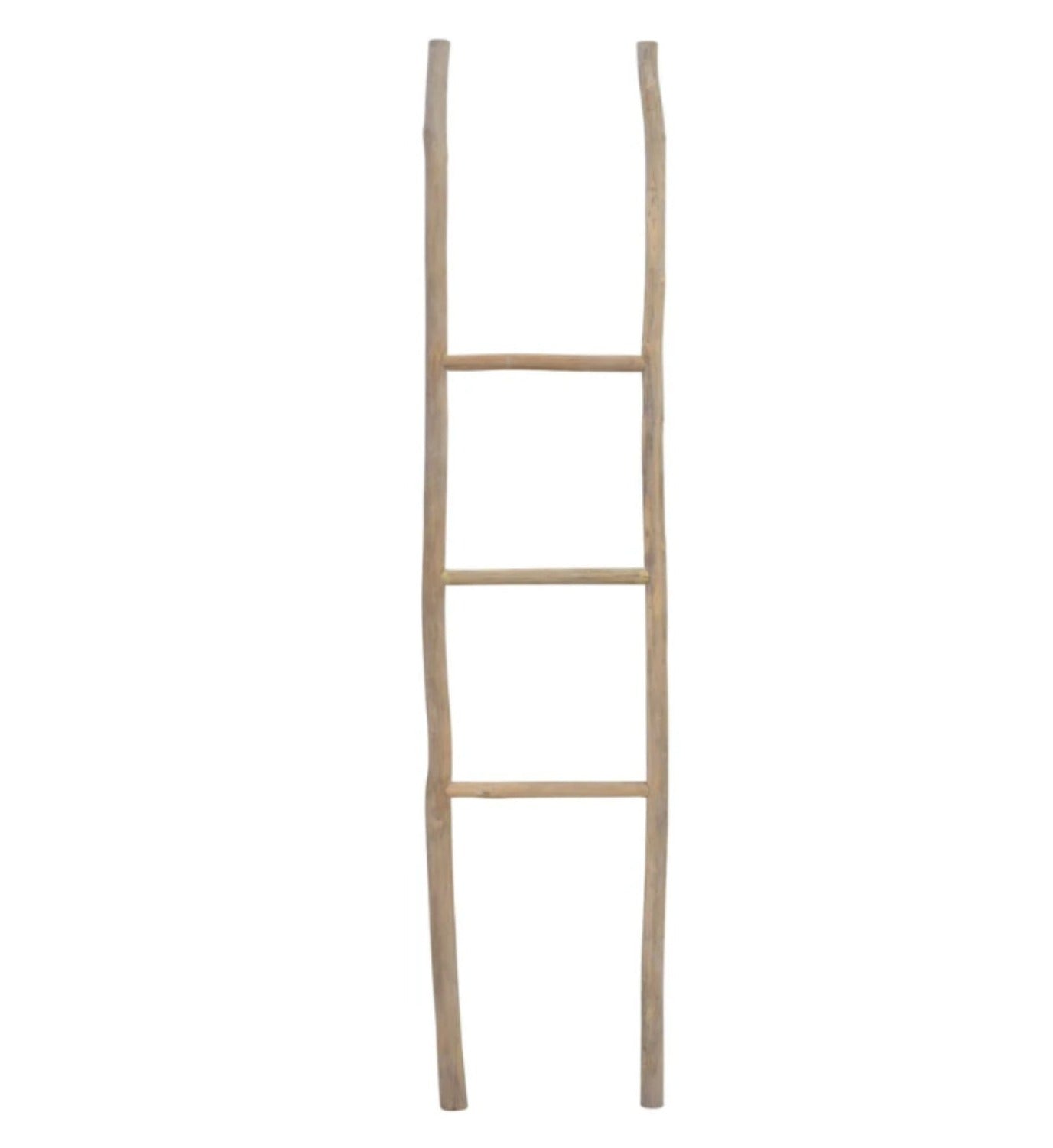 Natural Teak Branch Ladder