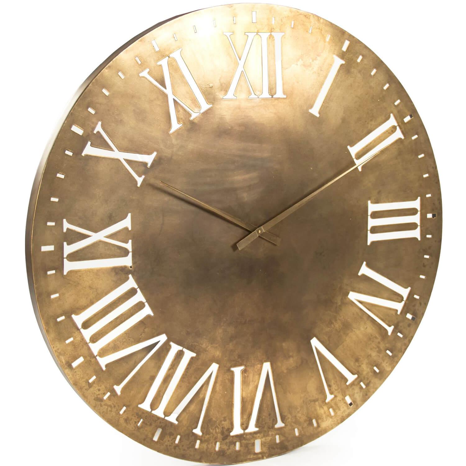 Large Copper Metal Clock - Belle Escape