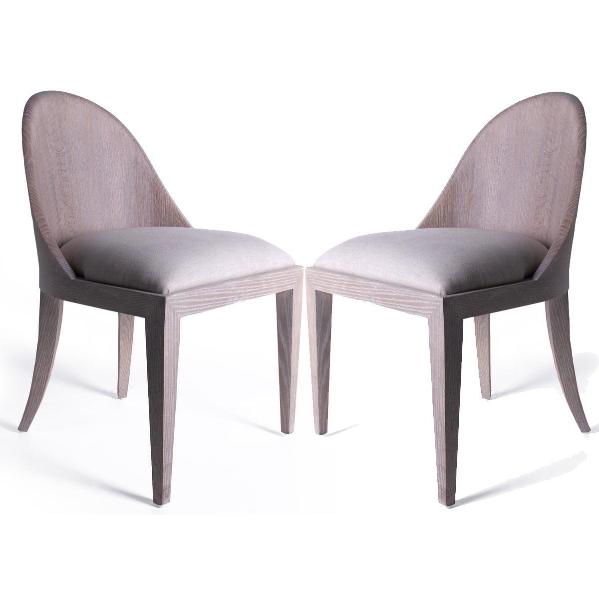 Laurent Curved Back Dining Chair - Belle Escape