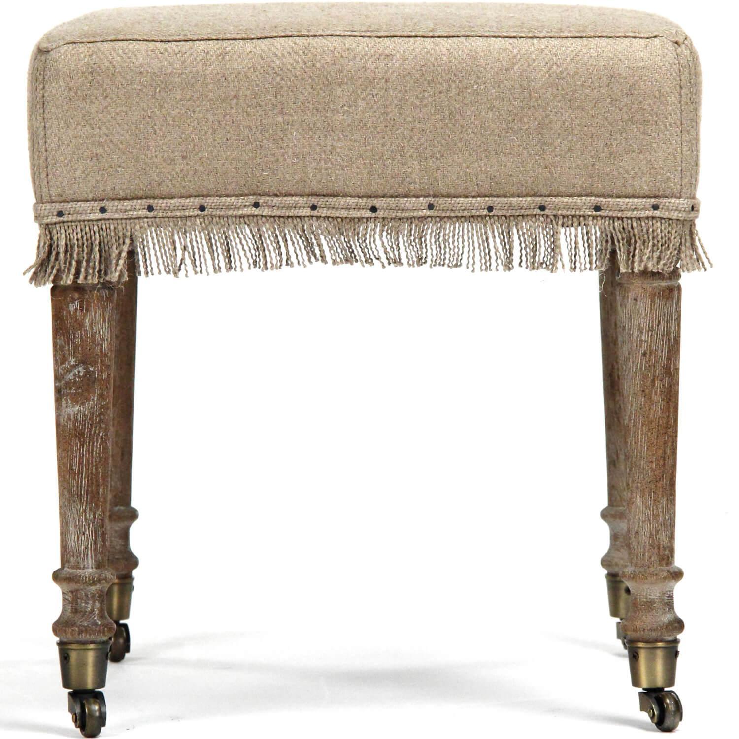 Laurent Fringe Stool - Belle Escape