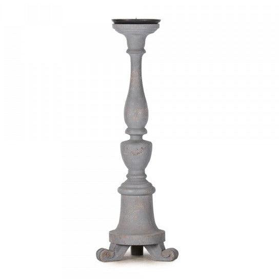 Lisette Blue Gray Candle Holder