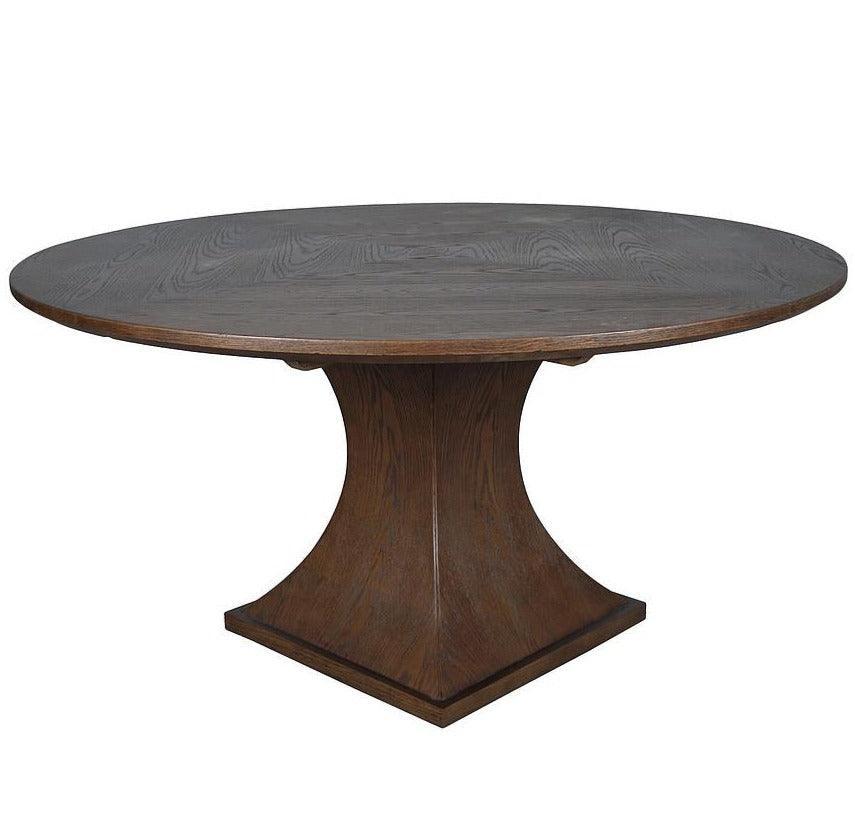 Lille Curved Based Pedestal Dining Table - Belle Escape