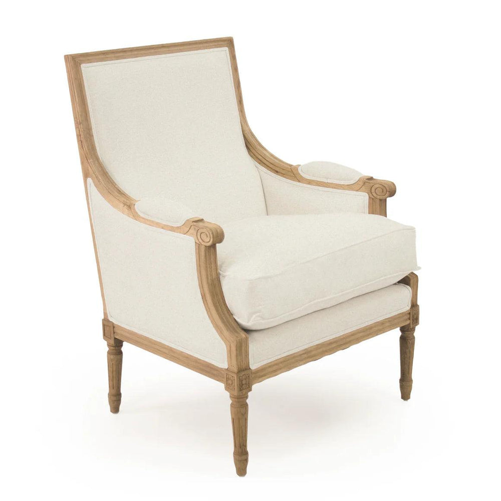 Creme Blanc Louis Club Chair