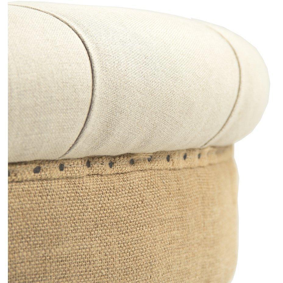 Maison Tufted Round Ottoman - Belle Escape