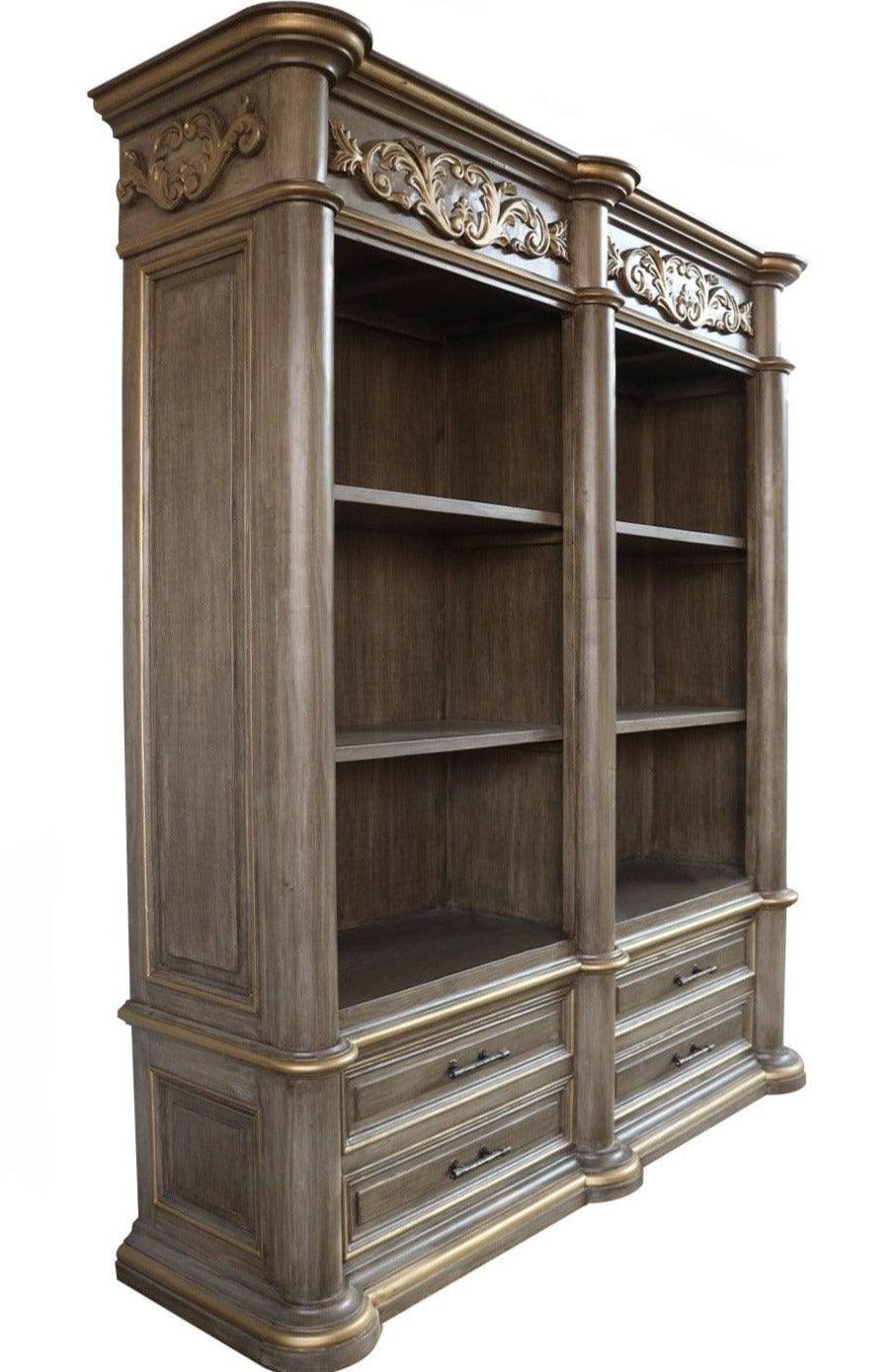 Majestic Gilded French Chateau Hutch - Belle Escape