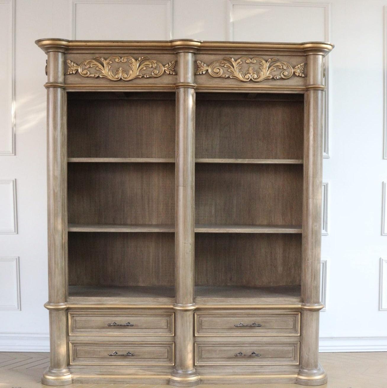 Majestic Gilded French Chateau Hutch - Belle Escape