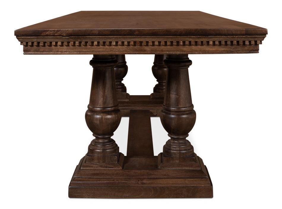 Majestic Manor Double Pedestal Dining Table - Belle Escape