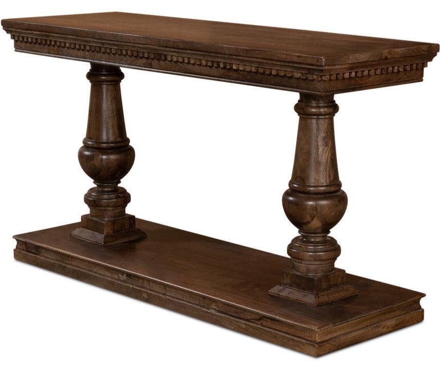 Majestic Manor Pedestal Console Table - Belle Escape