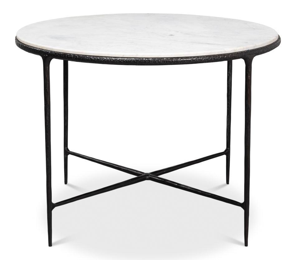 Marble Top Round Dining Table - Belle Escape