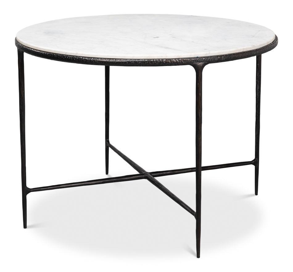 Marble Top Round Dining Table - Belle Escape