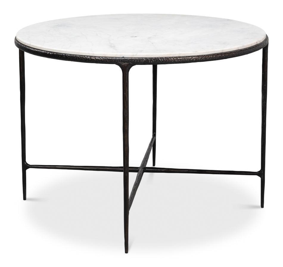Marble Top Round Dining Table - Belle Escape