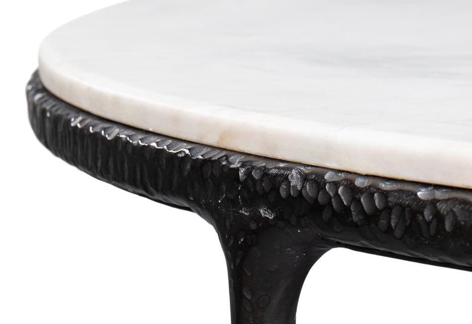 Marble Top Round Dining Table - Belle Escape