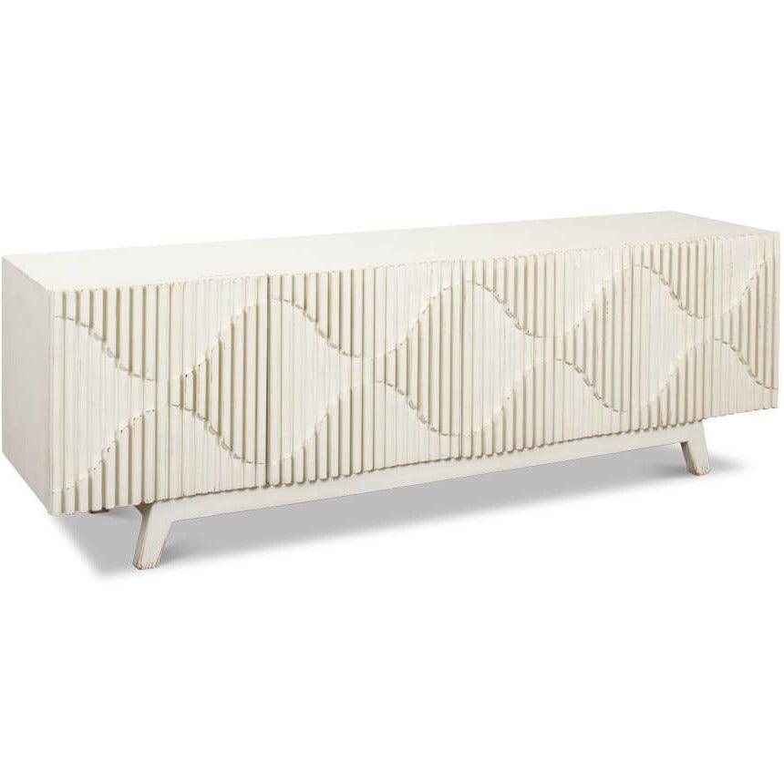 MidMod Illusion White Sideboard - Belle Escape