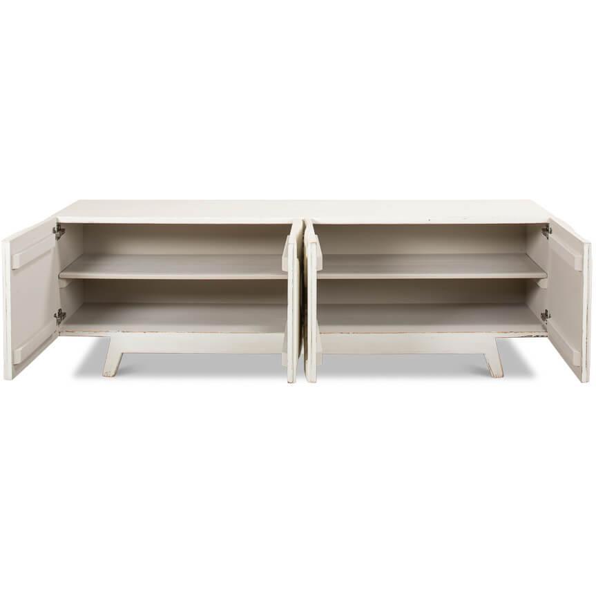 MidMod Illusion White Sideboard - Belle Escape
