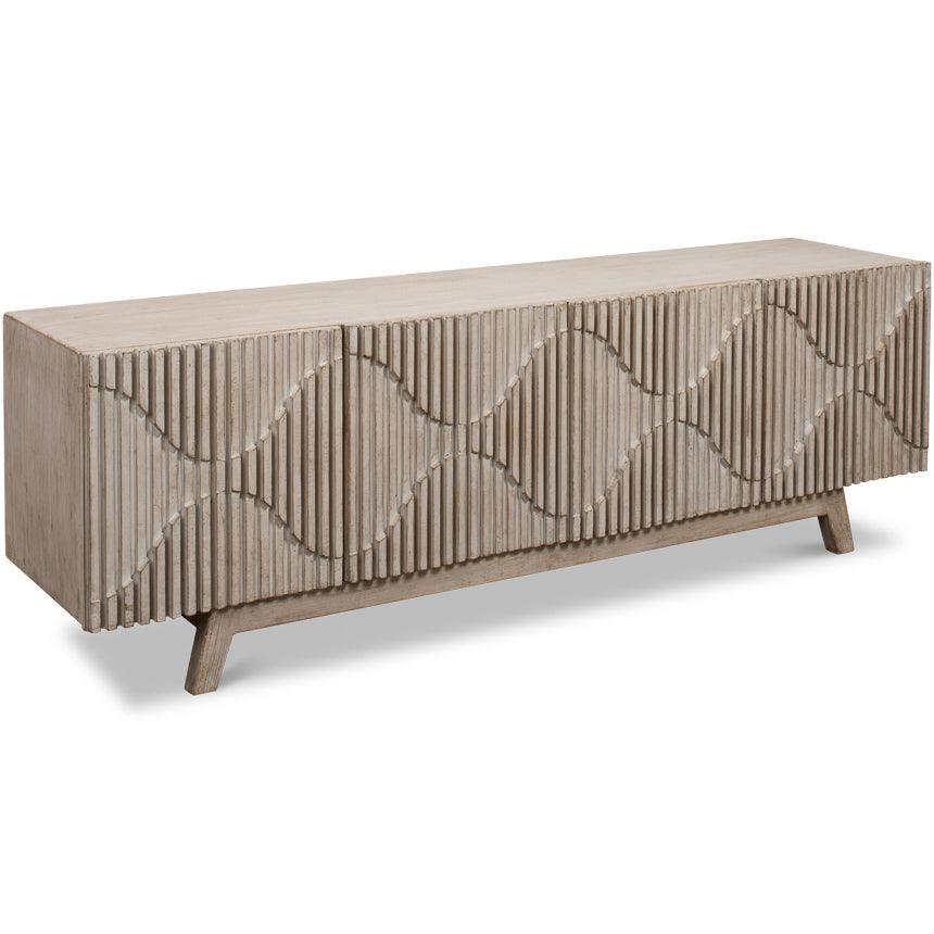 MidMod Illusion White Sideboard - Belle Escape