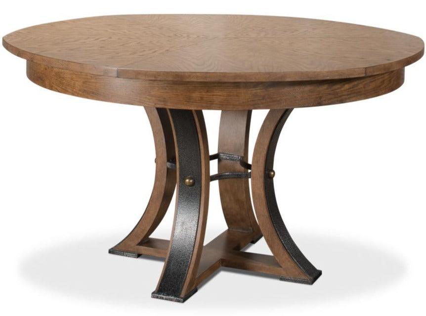 Mink Brown Tower Jupe Dining Table - Belle Escape