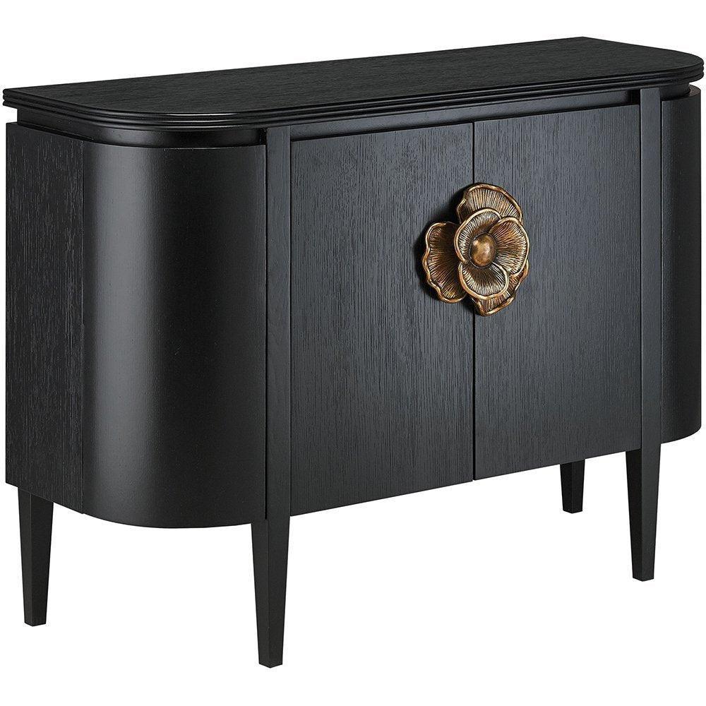 Modern Brass Fleur Demilune Sideboard - Belle Escape