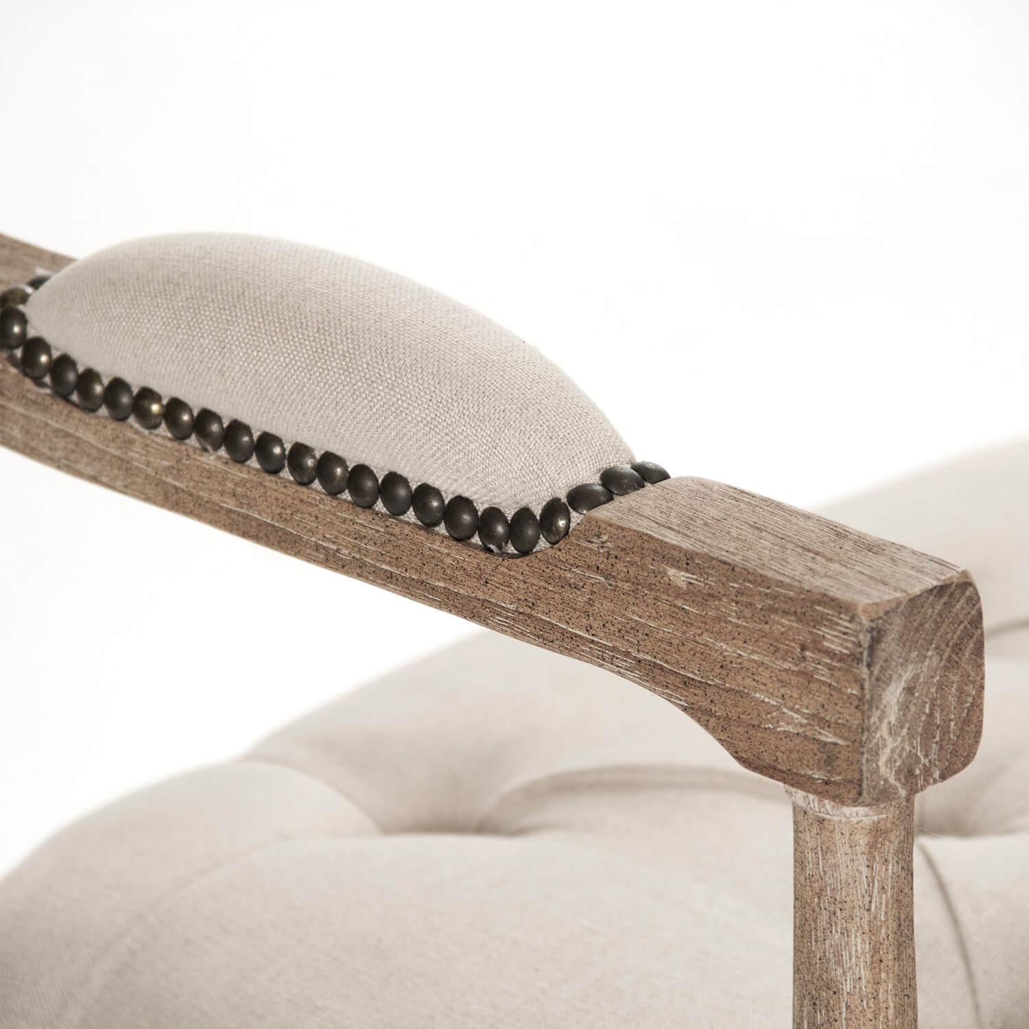 Modern French Tufted Bench - Belle Escape