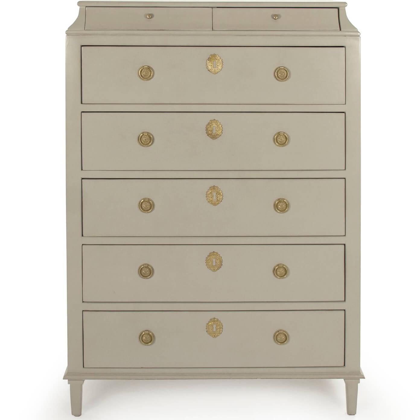cream cottage dresser Fiona Six Drawer Dresser