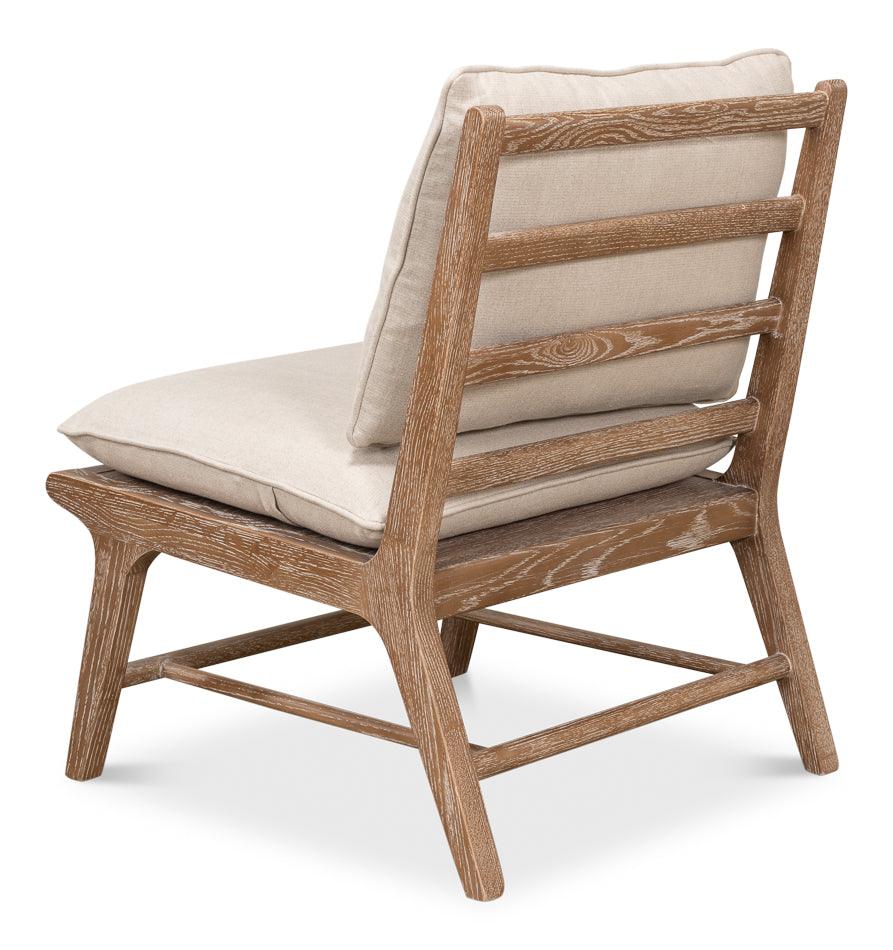 Natural Linen Coastal Chair - Belle Escape
