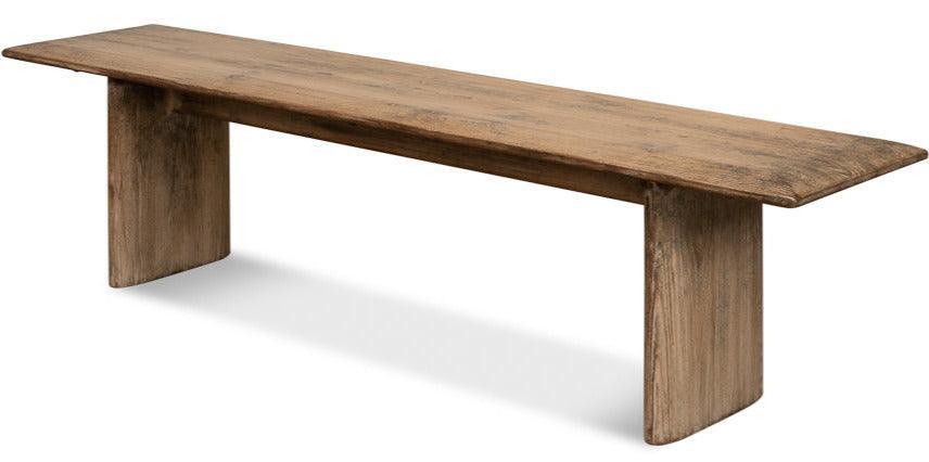 Natural Rustic Manor Bench - Belle Escape