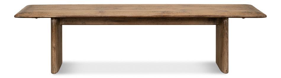 Natural Rustic Manor Bench - Belle Escape