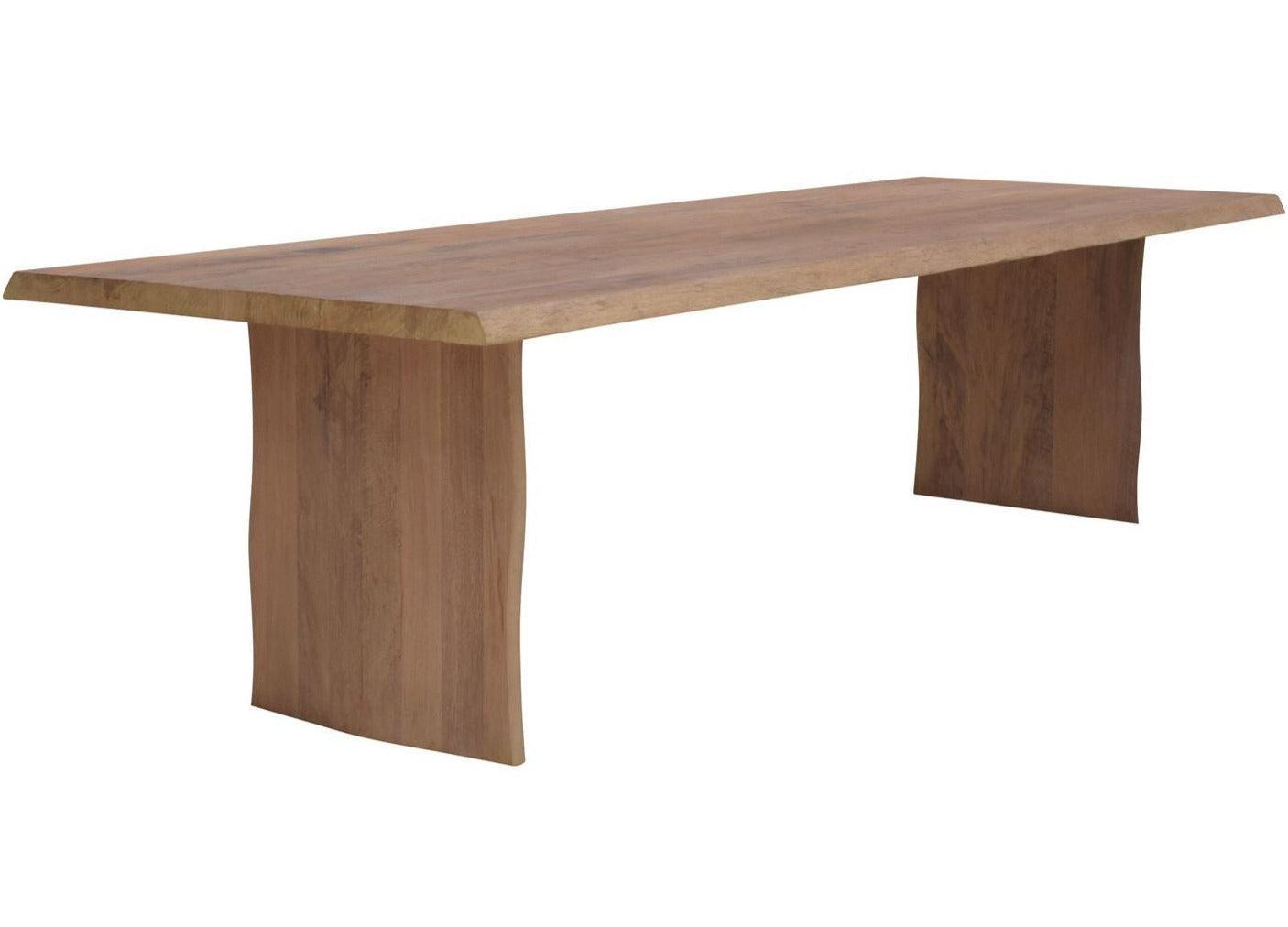 Natural Teak Wood Coastal Dining Table - Belle Escape