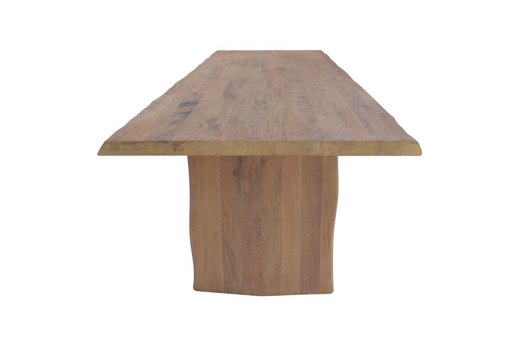 Natural Teak Wood Coastal Dining Table - Belle Escape