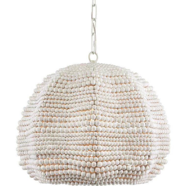 Octavia Whitewash Beads Pendant - Belle Escape