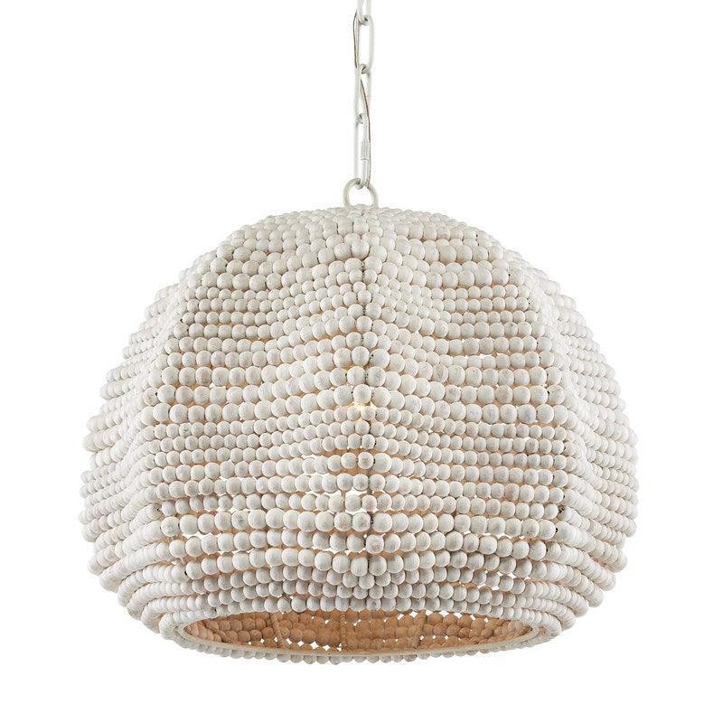 Octavia Whitewash Beads Pendant - Belle Escape