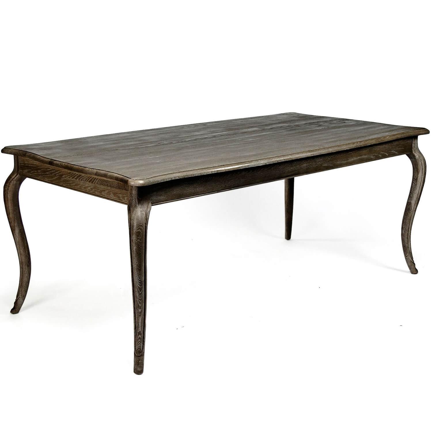 Oliver Dark Oak Dining Table - Belle Escape