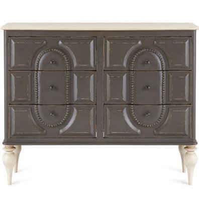 Ornate Beaded 6-Drawer Dresser - Belle Escape