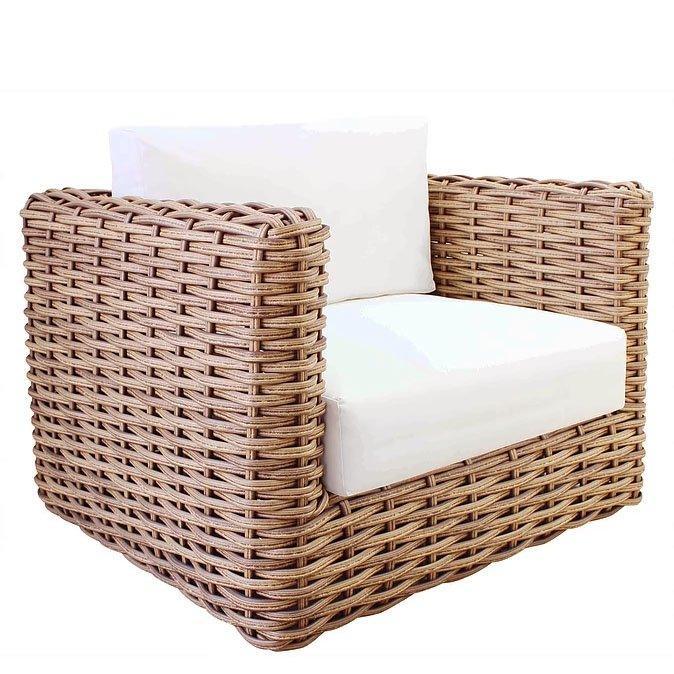 Outdoor Web Rattan Lounge Chair - Belle Escape