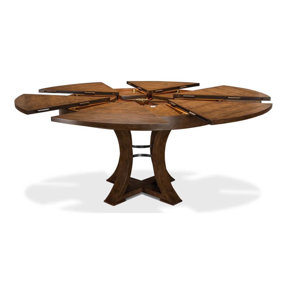 Oxford Round Jupe Dining Table - Belle Escape