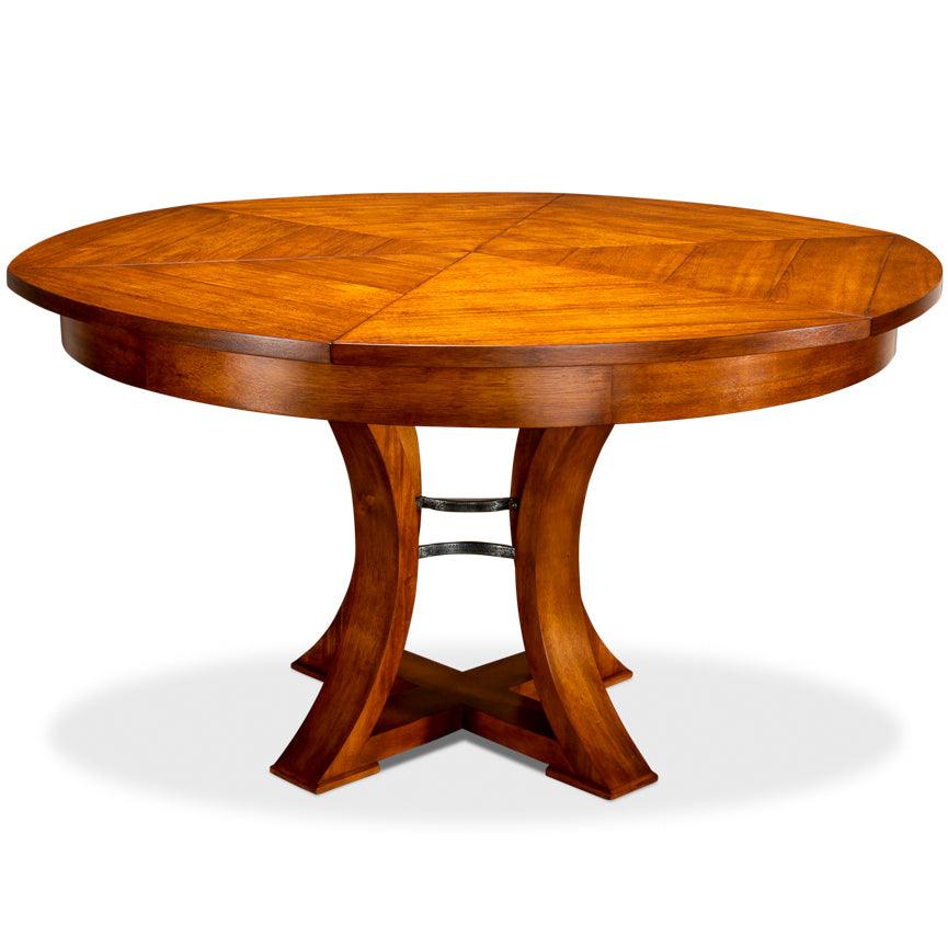 Oxford Round Jupe Dining Table - Belle Escape