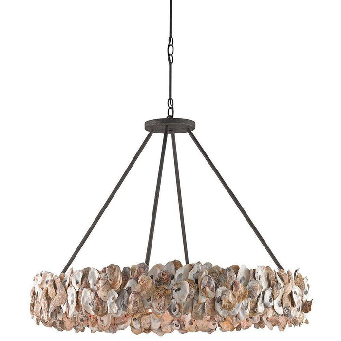 Coastal Chandeliers | Sea-Inspired Rope, Shell & Seaglass Lighting